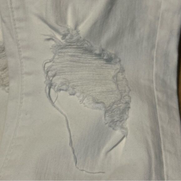 Articles of Society Sarah Skinny Jeans Whitehall Distressed White Size 29 - Picture 7 of 13